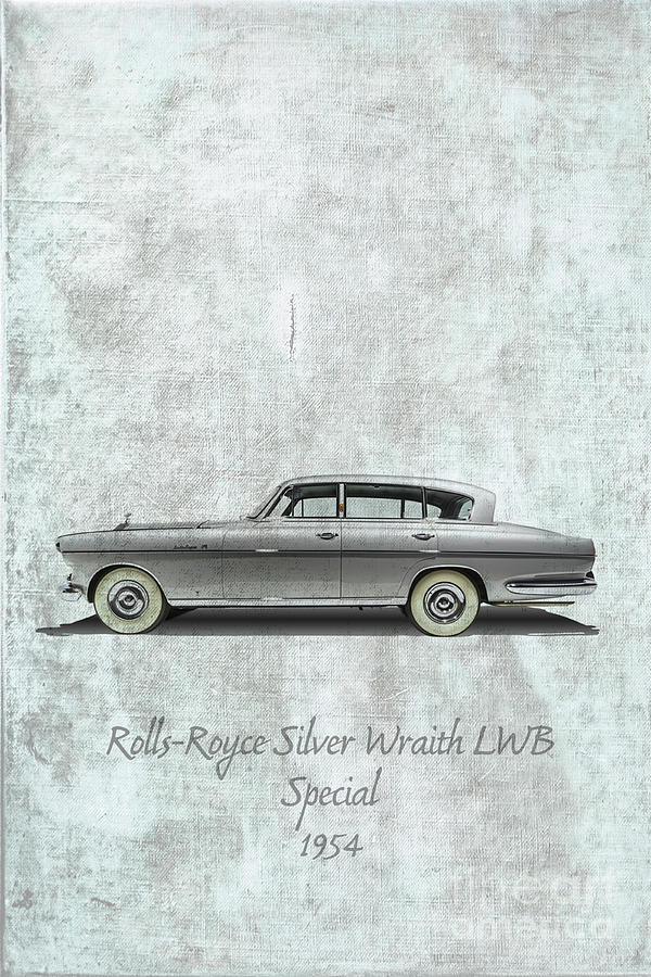 1954 Rolls-Royce Silver  Wraith Photograph by Patricia Hofmeester