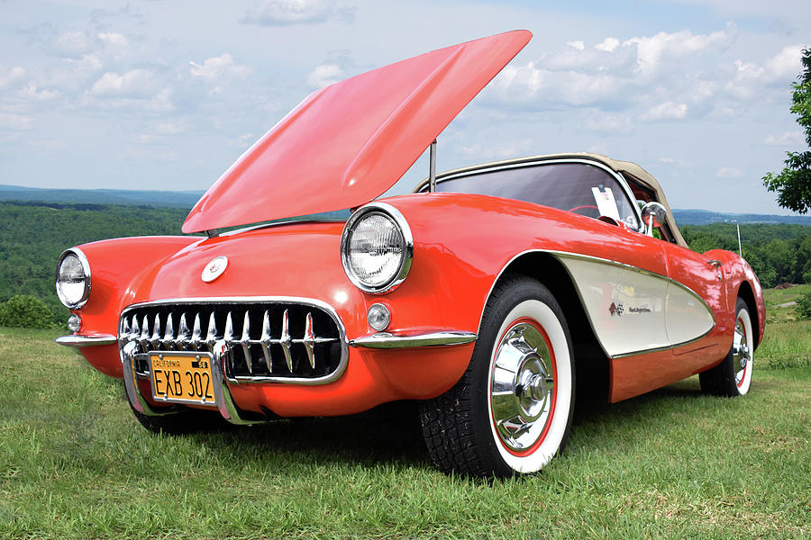 1957 Corvette Fuelly Photograph by Bill Dutting