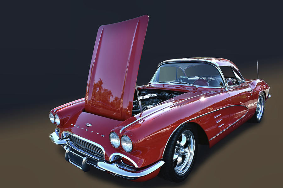 1961 Corvette Photograph by Bill Dutting