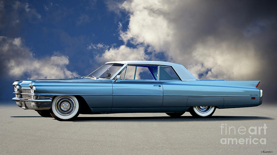 1964 Cadillac Coupe DeVille Photograph by Dave Koontz