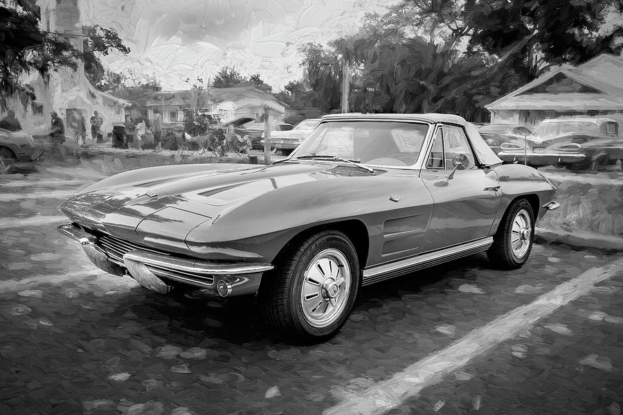 1964 Chevy Corvette Convertible x103 Photograph by Rich Franco