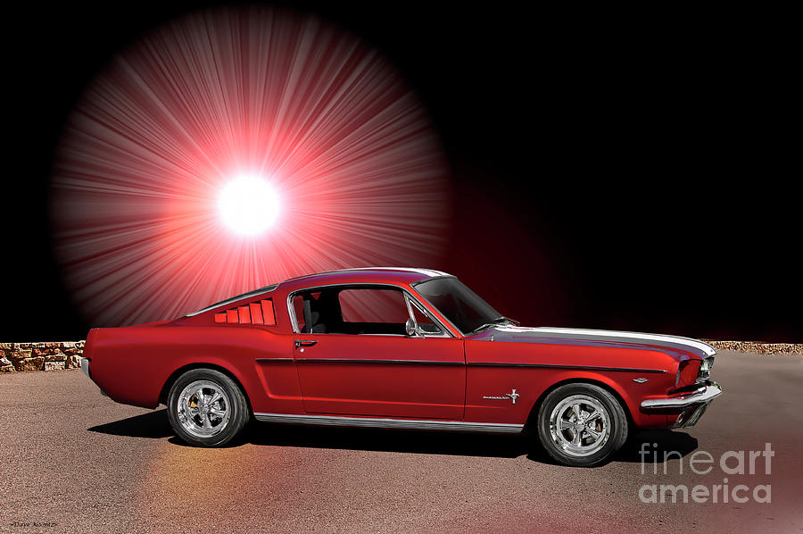 1965 Ford Mustang 289 Fastback Photograph by Dave Koontz