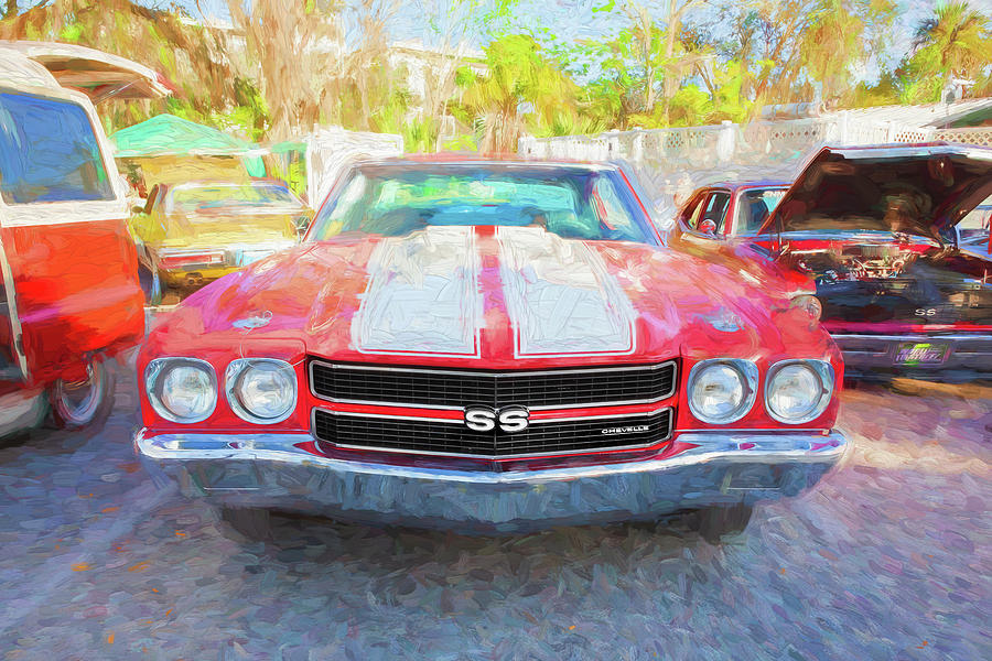 1970 Chevy Chevelle 396 SS 102 Photograph by Rich Franco