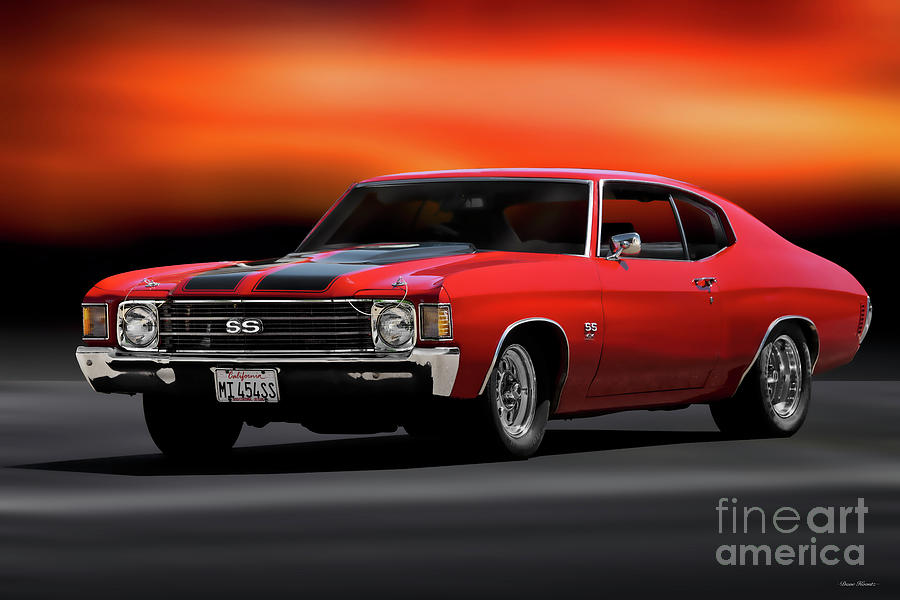 1971 Chevelle SS454 Photograph by Dave Koontz