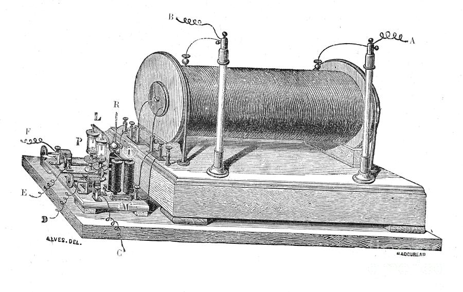 19th Century Induction Coil Photograph by Collection Abecasis/science Photo Library