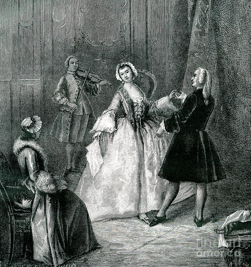 19th Century Venetian Dance Lesson Photograph by Collection Abecasis/science Photo Library