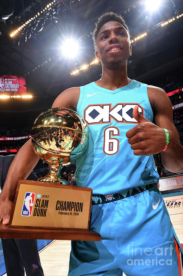 2019 At&t Slam Dunk Contest Photograph by Andrew D. Bernstein