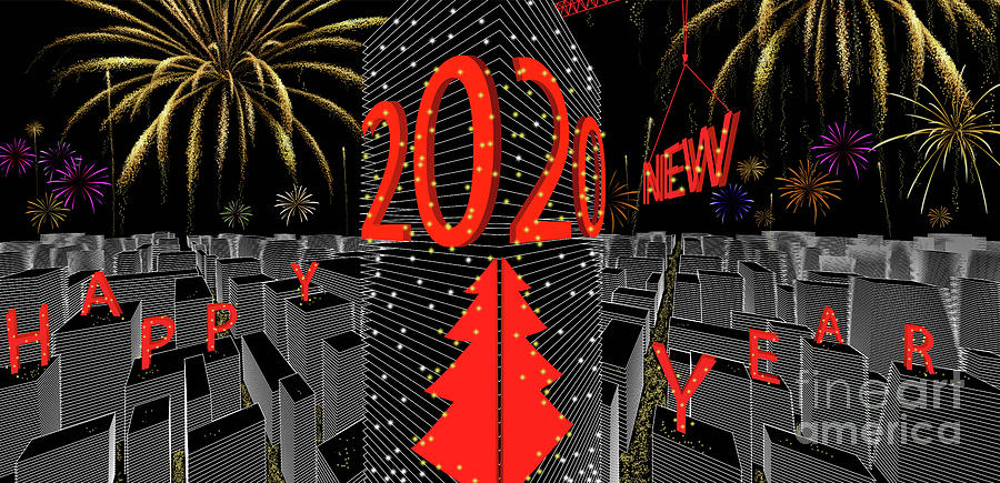 2020 Happy New Year on high building by ATIKETTA SANGASAENG 2020 Happy New Year on high building by ATIKETTA SANGASAENG
