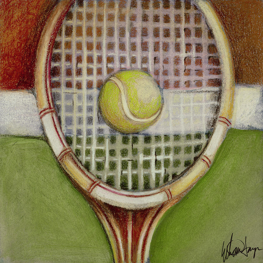 Tennis Painting - 40 Love #1 by Ethan Harper
