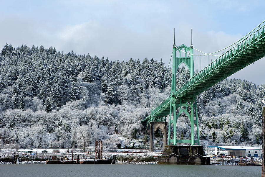 A Bridge In Portland Oregon #1 Photograph by Jordan Siemens