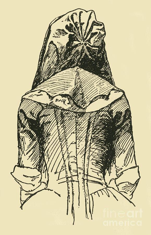 A Camlet Hood Taken From An Orginal #1 Drawing by Print Collector