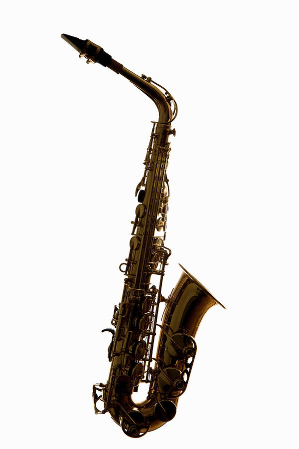 A Saxophone, Studio Shot #1 Photograph by Halfdark