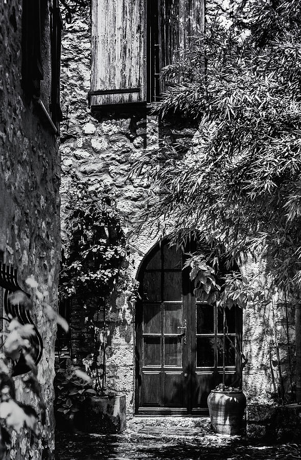 A Shadowy alley in Saint Paul de Vence France #2 Photograph by Maggie Mccall