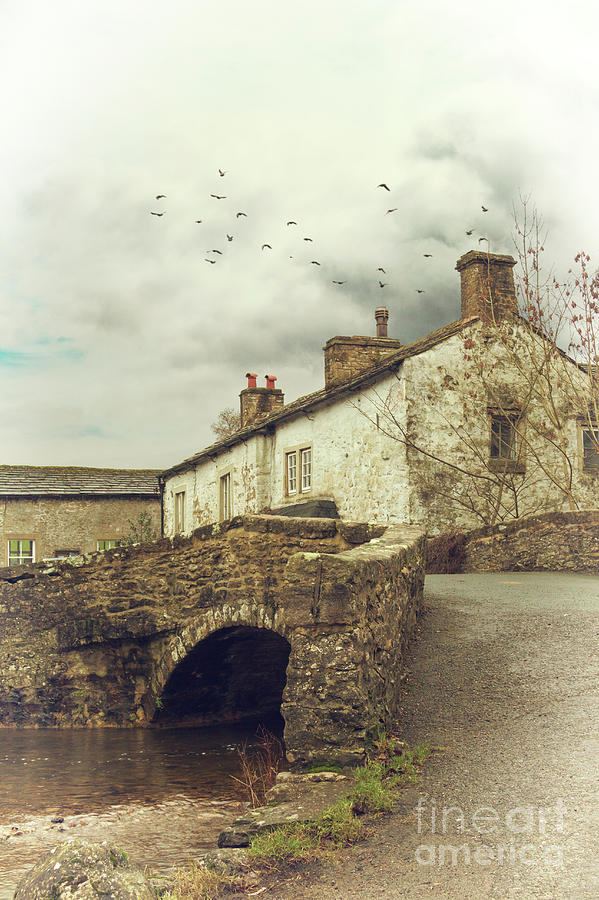 A Small Village Scene With A Cottage And Bridge #2 Photograph by Ethiriel Photography
