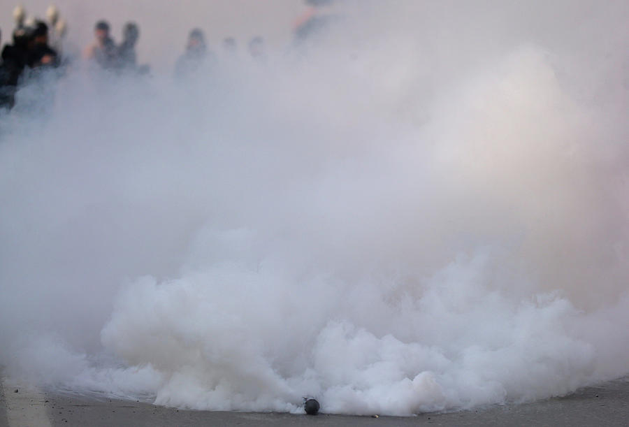 A Tear Gas Shell Fired by Indian Police Photograph by Danish Ismail ...