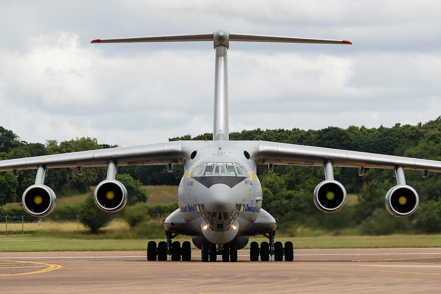 A Ukrainian Air Force Il-76 Candid #1 Photograph by Rob Edgcumbe