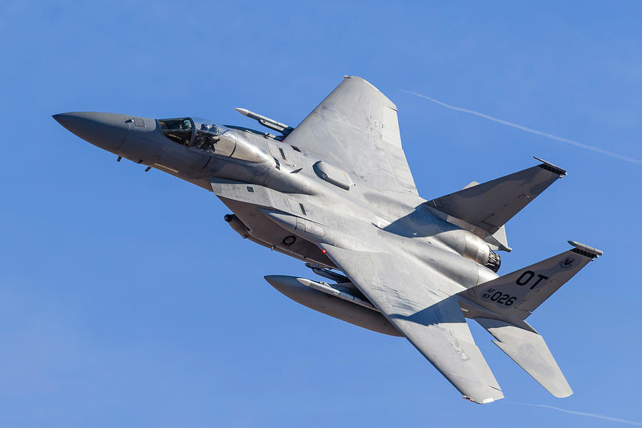 A U.s. Air Force F-15c Eagle Carrying #1 Photograph by Rob Edgcumbe