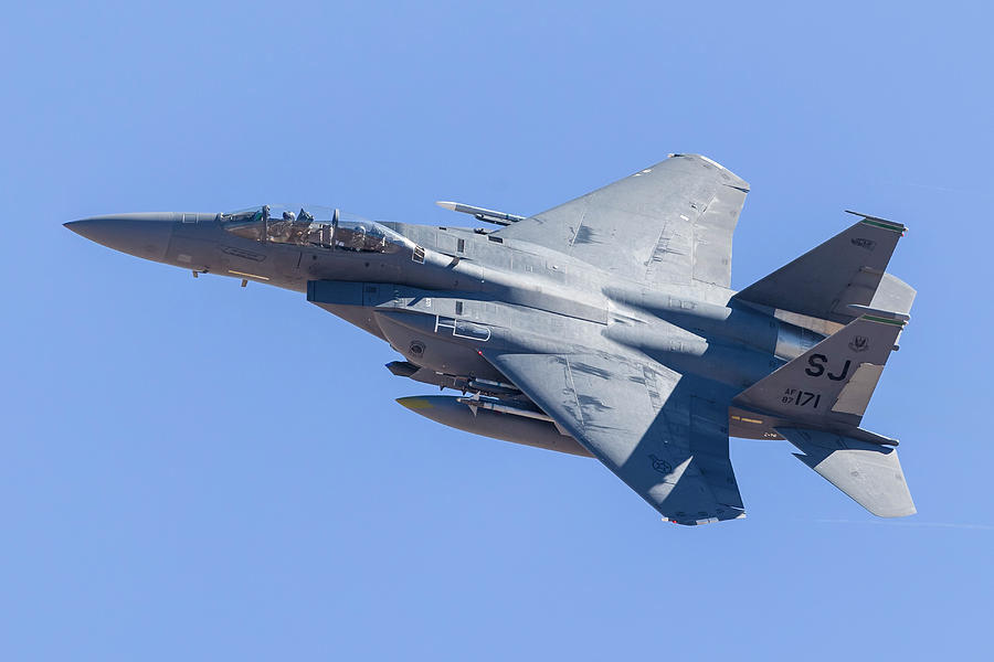 A U.s. Air Force F-15e Strike Eagles #1 Photograph by Rob Edgcumbe