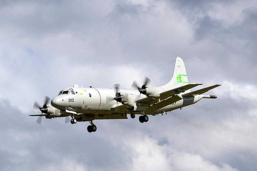 Transportation Photograph - A U.s. Navy P-3c Orion #1 by Rob Edgcumbe