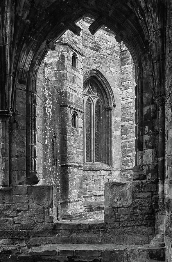 A Window at Elgin Cathedral #1 Photograph by Dave Mills