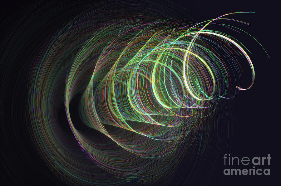 Abstract Helical Pattern Photograph by Ktsdesign/science Photo Library