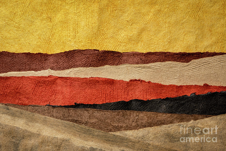 Abstract Landscape In Earth Tones #1 Photograph by Marek Uliasz