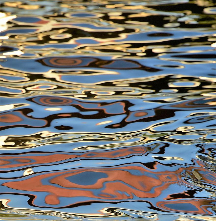 Abstract Water Reflections Photograph by Roxanne Distad - Fine Art America