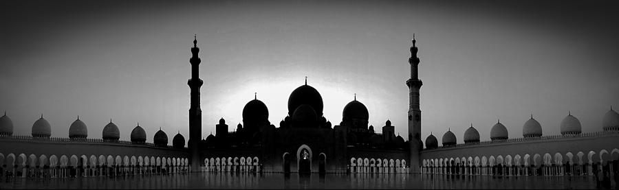 Abu Dhabi Mosque #1 Photograph by Feng Qin