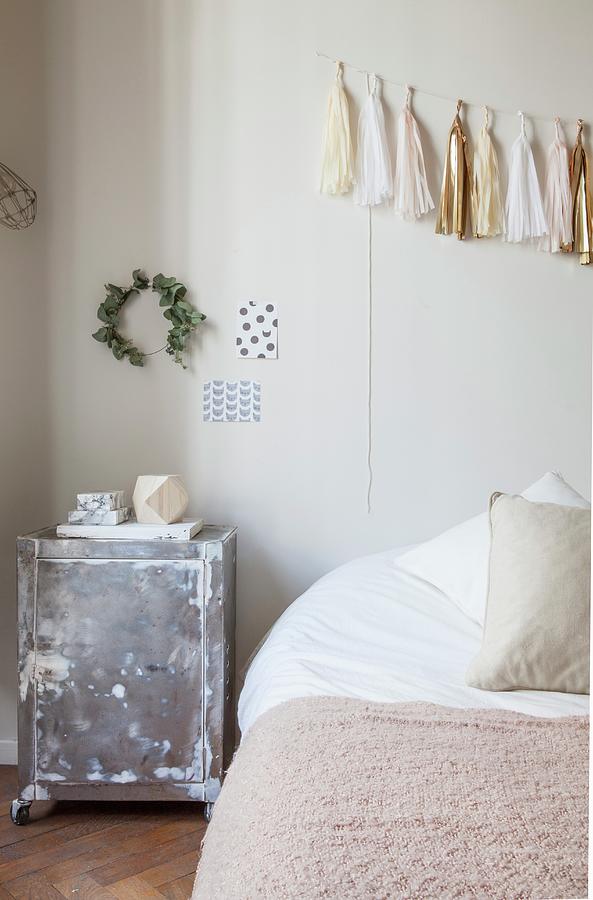 Accessories In Delicate Shades In Bedroom #1 Photograph by Anne-catherine Scoffoni