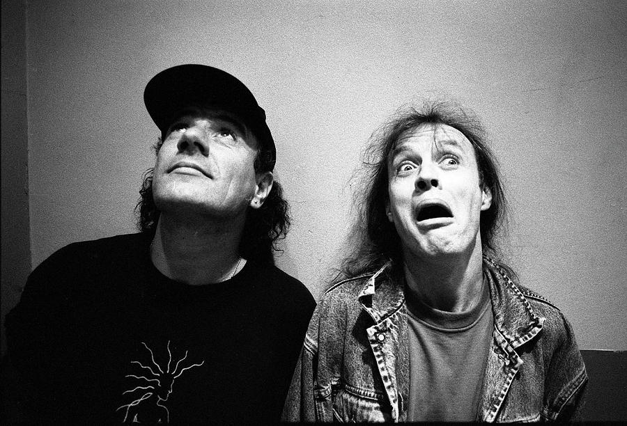 Acdc Angus Young And Brian Johnson Photograph By Martyn Goodacre Fine Art America