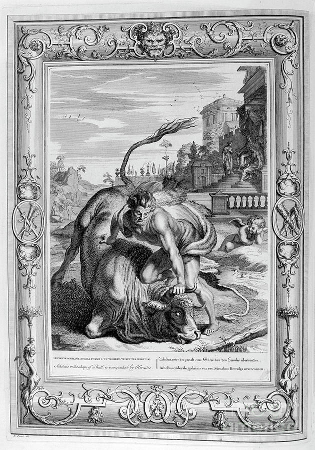 Achelous In The Shape Of A Bull #1 by Print Collector