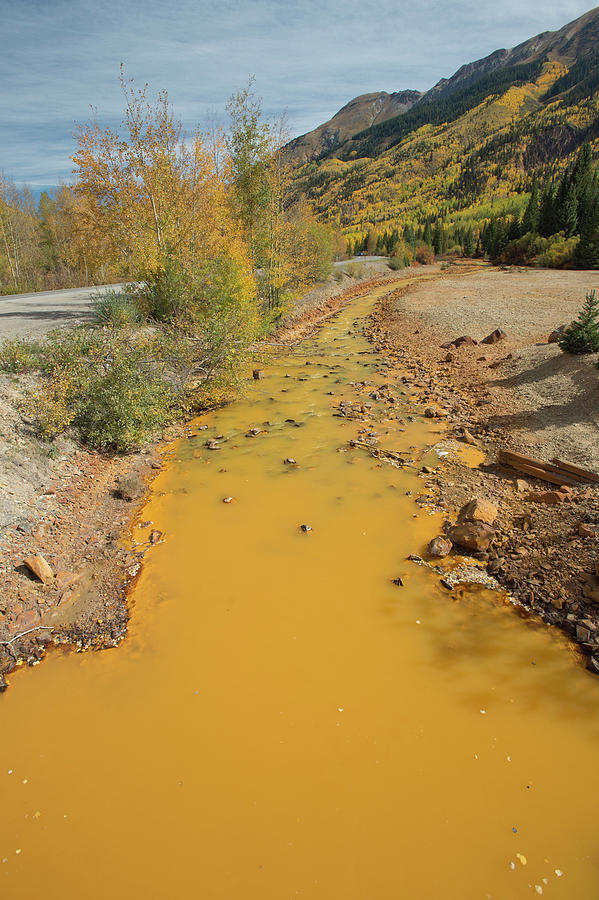 Acid Mine Drainage #1 Photograph by William Mullins