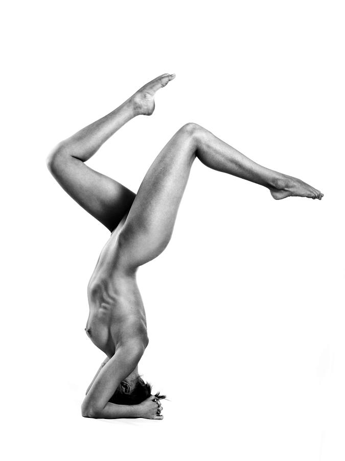 Nude acrobatic