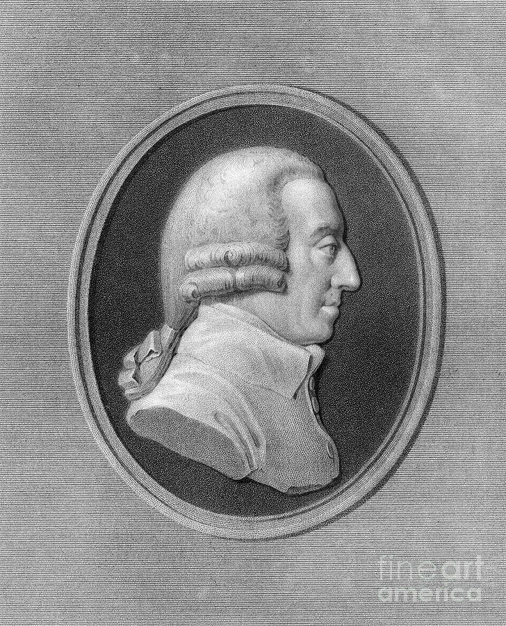 Adam Smith, 18th Century Scottish #1 Drawing by Print Collector