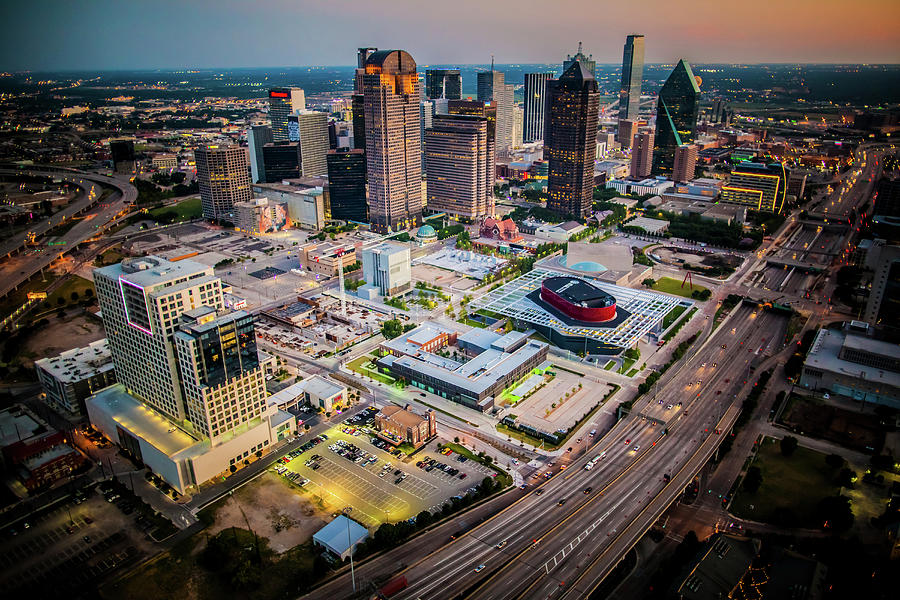 1 Aerial View Of Downtown Dallas Texas Tier Images 