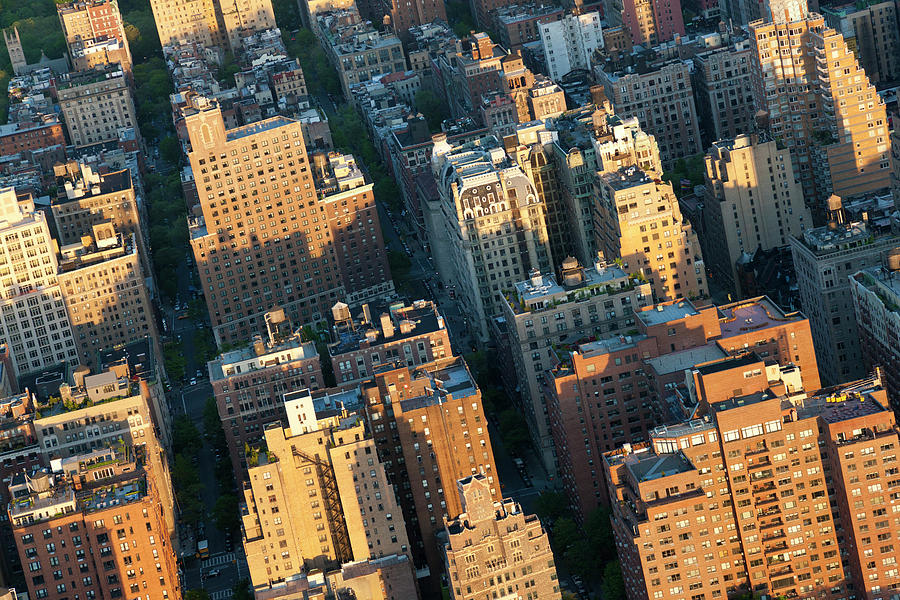 Aerial View Of Midtown Mahattan, New #1 Photograph by Peter Adams