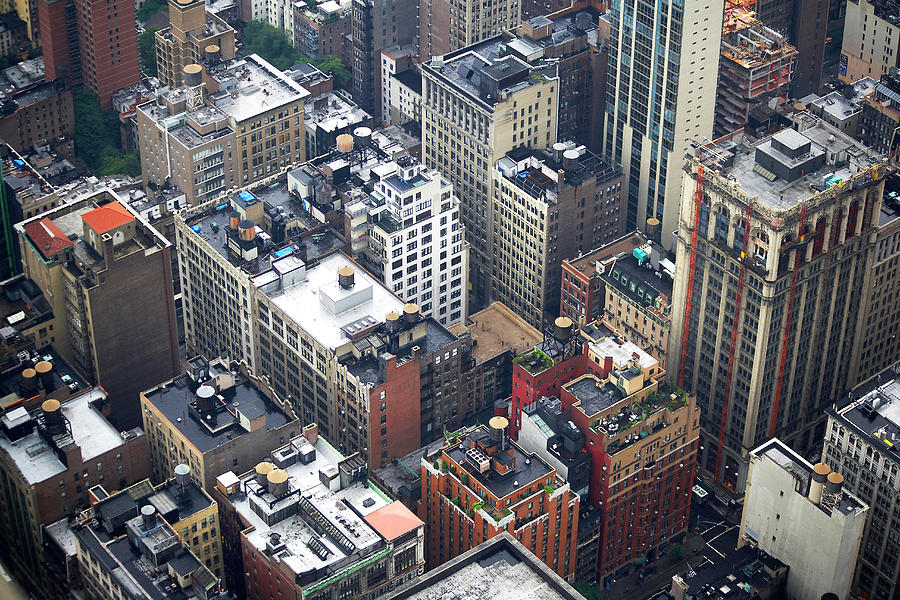 Aerial View Of New York City #1 Photograph by Ryan Mcvay