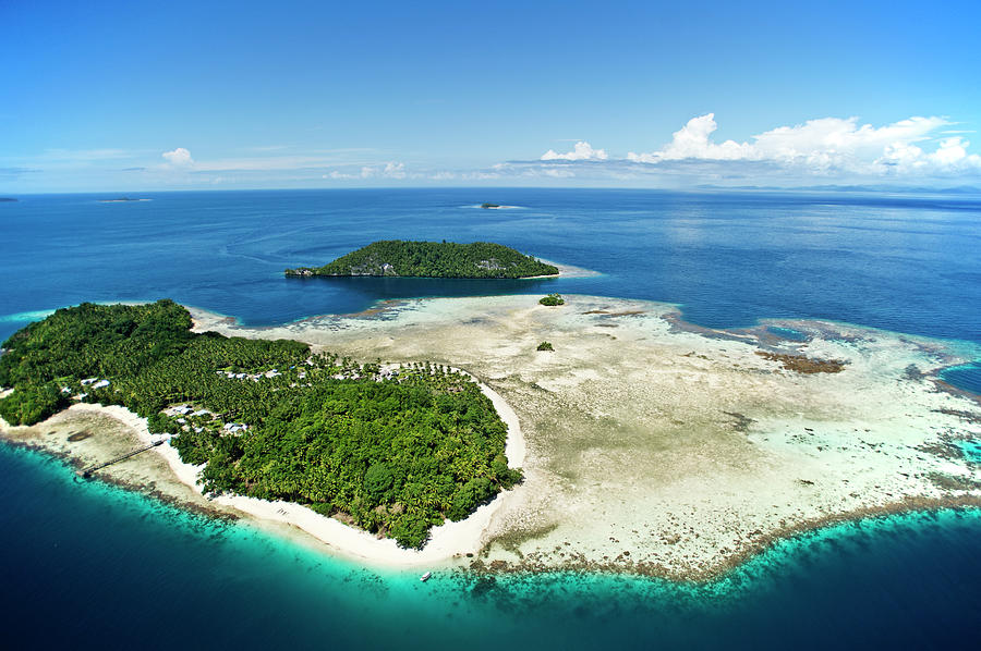 Aerial View Of Raja Ampat Islands With #1 Photograph by James Morgan