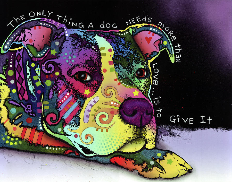 Animal Mixed Media - Affection #1 by Dean Russo