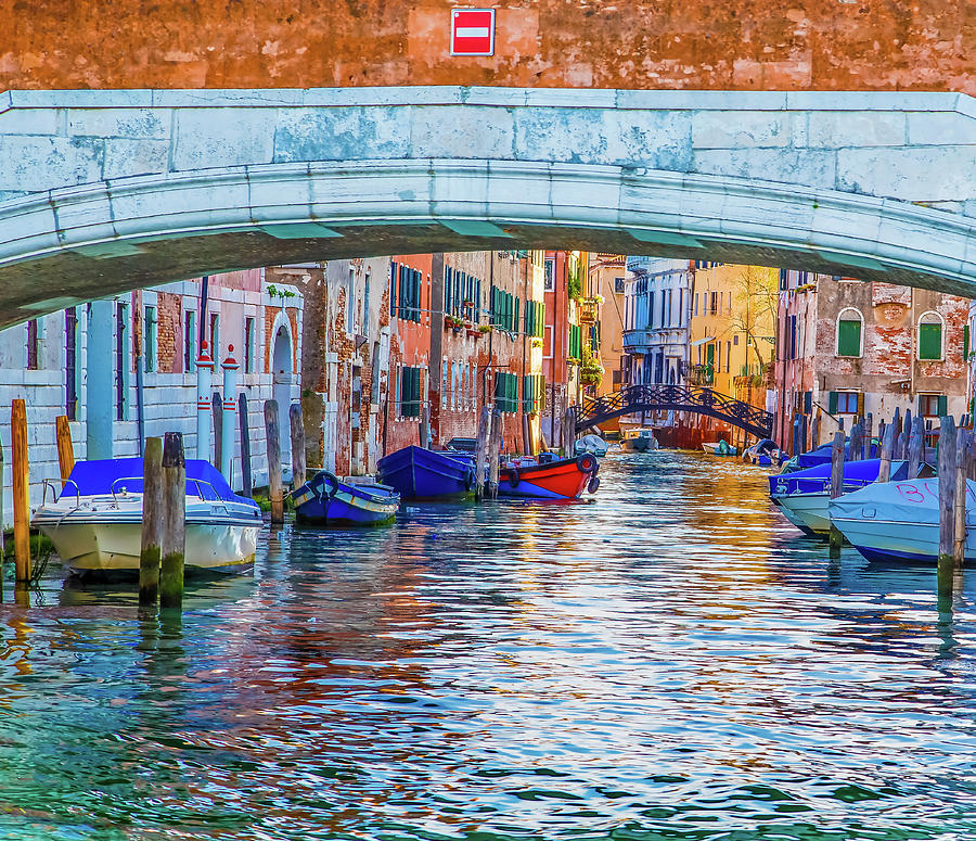 Afternoon Light in Venice Canal #1 Photograph by Darryl Brooks