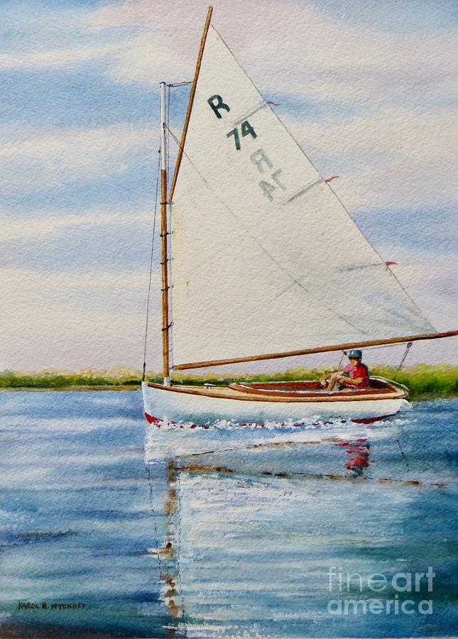 Afternoon Sail #2 Painting by Karol Wyckoff