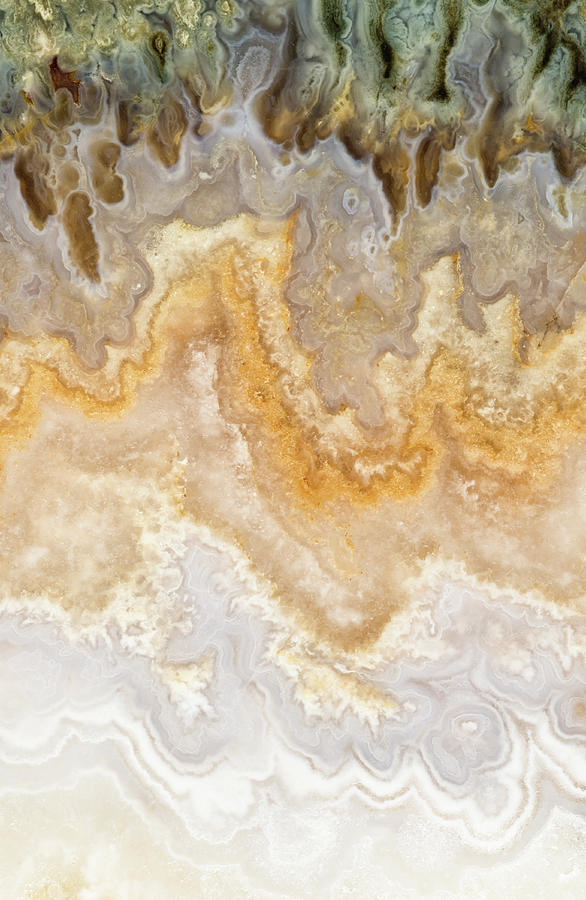 Agate Patterns, Close #1 Photograph by Mark Windom