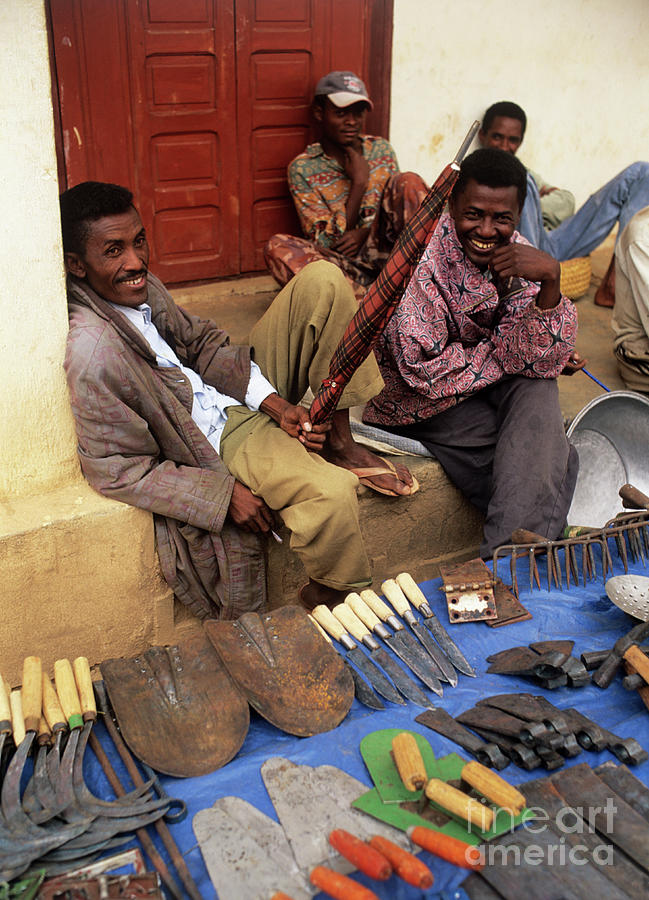 Agricultural Tools At A Market Photograph by Sinclair Stammers/science ...