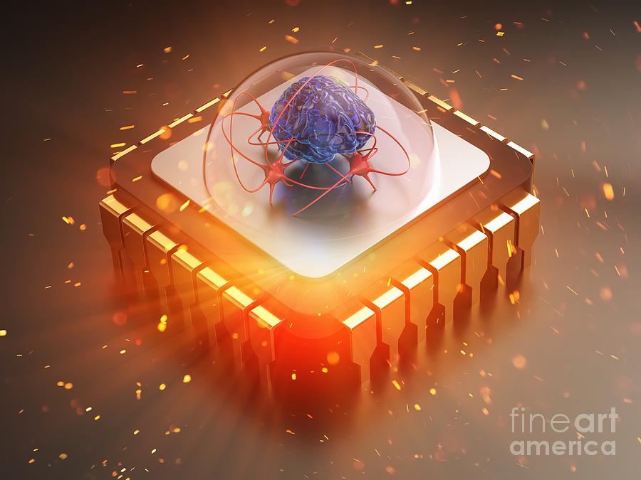Ai-enhanced Computer Processor Photograph by Laguna Design/science Photo Library Ai-enhanced Computer Processor Photograph by Laguna Design/science Photo Library