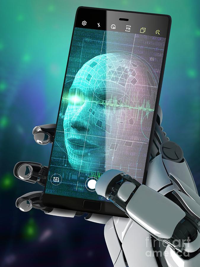 Ai Selfie #1 Photograph by Mark Garlick/science Photo Library