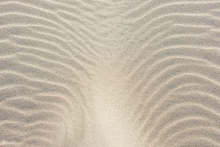 Sand Pattern Photograph - Air #1 by A C Auriemma Sand Pattern Photograph - Air #1 by A C Auriemma