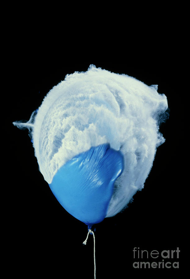Air Gun Pellet Bursting A Balloon #1 Photograph by Jonathan Watts/science Photo Library