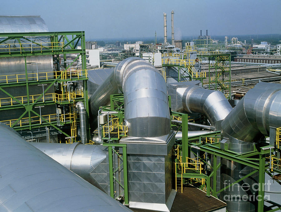 Air Pollution Control Plant At A Chemical Factory #1 Photograph by Maximilian Stock Ltd/science Photo Library