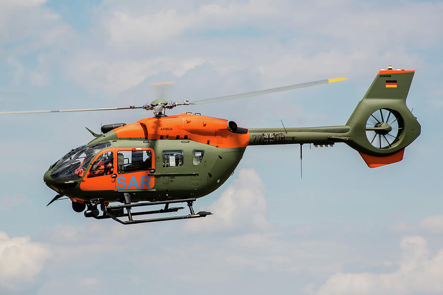 Airbus H145 Medevac Helicopter #1 Photograph by Timm Ziegenthaler