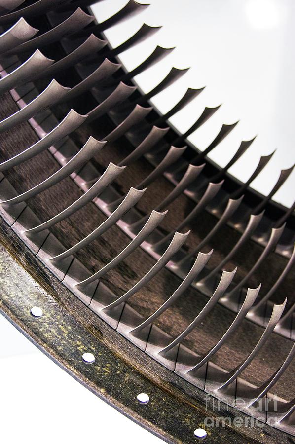 Aircraft Engine Fan Blades #1 Photograph by Mark Williamson/science Photo Library